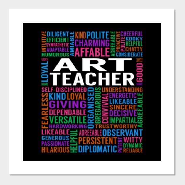 Art Teacher Job Art Teacher Posters and Art Prints TeePublic